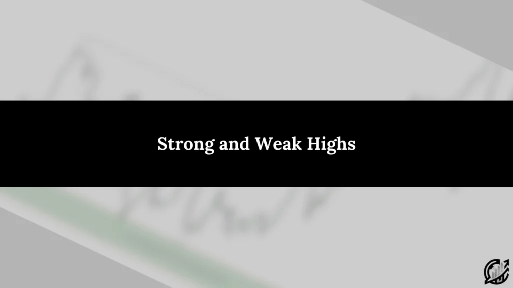 Strong and Weak highs